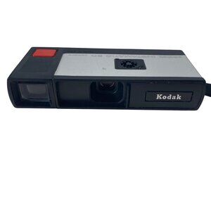 Vintage Kodak Pocket Instamatic 20 Film Camera Black and Silver